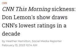 Nikki Haley is 51. Diva Don Lemon at 56 has the EQ of a bed bug, IQ = to Biden's and with his ratings he's way past his prime