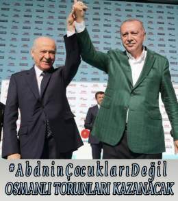 Yarınlar bug&uuml;nden, &ccedil;ok daha evla olacaktır.  T&Uuml;RKİYE'nin yolu da,  bahtı da ardına kadar a&ccedil;ıktır.  G&uuml;c&uuml;m&uuml;z T&Uuml;RKİYE  g&uuml;vencemiz b&uuml;y&uuml;k T&Uuml;RK  MİLLETİ  dir...  "G&Uuml;&Ccedil;L&Uuml; DEVLET