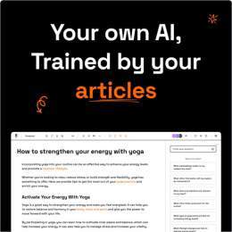 Stop using ChatGPT, Jasper or any generic AI to write articles.  I built an AI editor that trains itself on your published articles.  The result? An immediate upgrade over these generic tools.  Don't believe me? Try it for free...