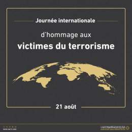 Le #terrorisme n'affecte pas un pays &agrave; l&rsquo;exclusion des autres. Il s&rsquo;agit en fait d&rsquo;un probl&egrave;me de port&eacute;e mondiale qui n&eacute;cessite une coop&eacute;ration accrue entre Etats pour garantir le soutien &agrave; 