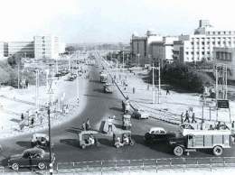 1950s/ 2016 ::  Street Scene at ITO , Delhi    #50YearChallenge
