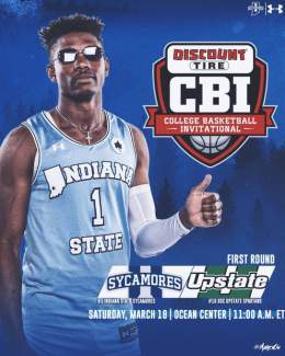 ???????????????????????????? ???????????????????? ????????????????????  Indiana State has accepted an invite to the Discount Tire College Basketball Invitational and will face USC Upstate in the first round.  #MarchOn | #Kaizen