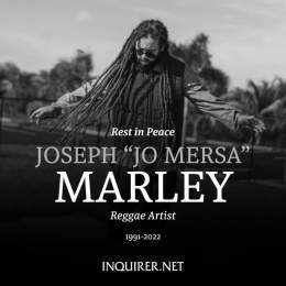 REST IN PEACE   Musician Joseph &ldquo;Jo Mersa&rdquo; Marley, grandson of Bob Marley and a well-regarded reggae artist in his own right, has died at the age of 31.  READ: