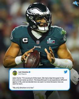 You haven&rsquo;t seen the last of Jalen Hurts   #FlyEaglesFly