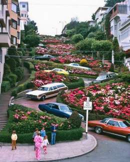 Life in the 1970s   1. San Francisco's Lombard Street, 1975