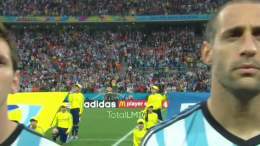 ワールドカップ2014準決勝 オランダ戦 激しいマンマークの中、違いを作るメッシ