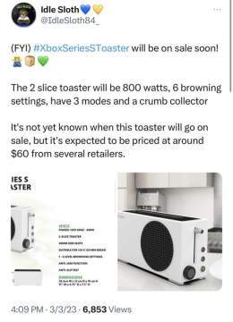 Sooooo&hellip;Bots been saying that this week there will be a Starfield event with release date, but instead Phil Spencer gave yall a damned toaster? I mean, seriously? &hellip;Let me fall back. Phil doing my job for me at this point.  #NoGamesButApp