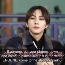 i love how jungwon will always encourage us to live our lives to the fullest  i remember on ebs listen he said don&rsquo;t use the fast-paced life style as an excuse and not to give up on the things we can do, he told us to live well, enjoy the momen