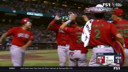 Bad&mdash;>Worse  Joey Meneses makes it 7-1 Mexico  with his 2nd homer in 4 innings.