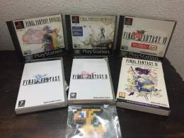 It&rsquo;s FF Pixel Remaster launch day! I&rsquo;m still hoping to get a bundle physical release so I&rsquo;ll hold off getting them for now (Square dropped the ball there, IMO). Instead, here are the versions I currently own. Missing FFIII here.  #f