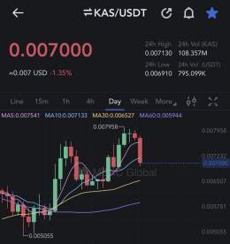 Someone just said that now is a good time to get in on #Kaspa (#kas).  #bitcoin #etherum #bnb #crypto #NFA