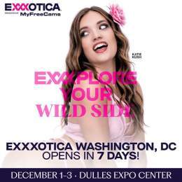 Do you have your tickets yet?  EXXXOTICA DC is just SEVEN DAYS away! Tickets are STILL ON SALE, you can still SAVE UP TO $30 when using code: BLOWOUT.    Take advantage of the Black Friday Sale while you still have a chance! Tickets are on sale now!: