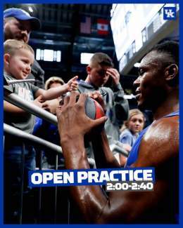 See you in Greensboro, #BBN!  Our open practice will be on Thursday afternoon in the Greensboro Coliseum from 2:00-2:40 p.m. ET.