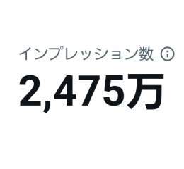 表示回数、インプレッションが話題になってますがほんと今年は異常にバズりすぎたと思います