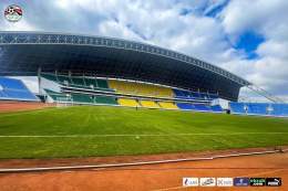 إيهاب جلال المدير الفني لمنتخبنا الوطنى يعاين ملعب بينجو الدولي الذي يستضيف مباراة مصر واثيوبيا غدًا الخميس  \ud83c\udfdf\ufe0f