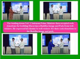 101 well-wishers donated K16.177 billion in total for building Maravijaya #Buddha Image and Park. #WhatsHappeninglnMyanmar #Myanmar