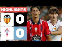 VALENCIA CF 0 - 0 CELTA | RESUMEN LALIGA EA SPORTS