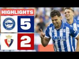 DEPORTIVO ALAVÉS 5 - 2 CA OSASUNA | RESUMEN LALIGA EA SPORTS