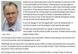 #Bitcoin is a new form of life