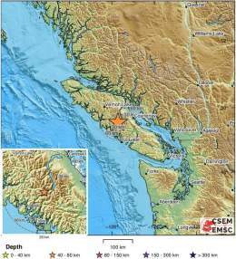 #Earthquake (#s&eacute;isme) M5.1 occurred 62 km SW of Campbell River (#Canada) 10 min ago (local time 19:50:20). More info at: