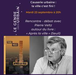 #causerieurbaine A demain avec Pierre Veltz et @EditionsduSeuil Info ici :