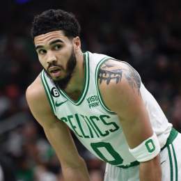 Jayson Tatum tonight:  7 points 1-7 FGM 0-3 3PM