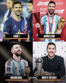 All this at 35 is just crazy, most players like Zidane, pele retired at 34 years old while Messi is still winning absolutely everything   Ageing like a fine wine