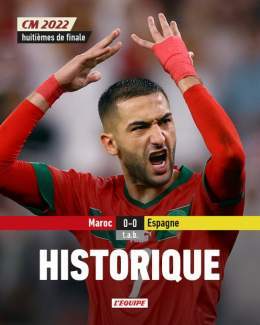 Le Maroc &eacute;limine l'Espagne aux tirs au but et se qualifie en quarts de finale de la Coupe du monde pour la premi&egrave;re fois de son histoire !  Le match :  #MARESP
