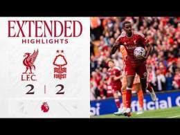 Résumé étendu : Liverpool 2-2 Nottingham Forest | Isak et Munoz marquent lors du match nul