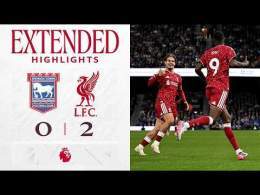 Résumé étendu : Ipswich 0-2 Liverpool | Isak marque deux fois en trois minutes !