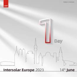 Only 1 day until the highly anticipated launch of @Intersolar Europe 2023!   Join us at our incredible outdoor booth at A2 and amazing indoor booth 170, at the prestigious Messe M&uuml;nchen exhibition centre in Munich, Germany!    Don't miss this un