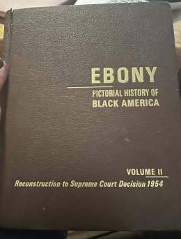 When students ask how I learned Black history growing up I always talk to them about the importance of these books: the Ebony Pictorial History of Black America.  I also emphasize that it was definitely NOT in schools.