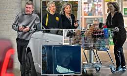 Todd and Julie Chrisley seen doing chores before reporting to prison