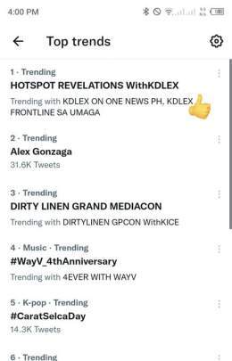 Top spot pa din yeey  HOTSPOT REVELATIONS WithKDLEX #PETAWalangAray