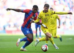 Mase in action  Palace at Wembley a year ago  #FaCup