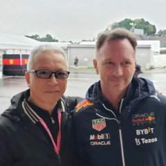 A photo was taken with Christian after three years. #F1 #grandprix #suzuka #japanesegp #motorsport #racingboy #racing #paddock #life #redbullracing #team #日本グランプリ