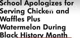 Look at theses racist schools feeding these kids healthy food&hellip;