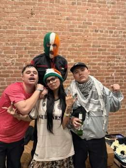 Thank you Pomona and to @miakhalifa for coming along too    Free Palestine  Free the 6 counties