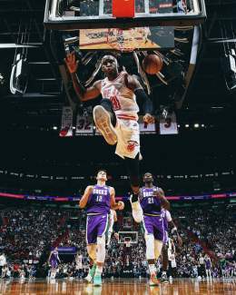Can't trip him if he's ten feet off the ground.