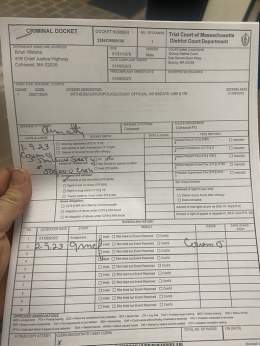 Just picket up the official docket I will go through it and report back anything I missed #AnaWalshe #brianwalshe #Cohasset