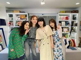 松岡茉優   今夜は  TBS系 夜会ハウスに 22時から4人でお伺いします  だいすきな #朝日奈央 #百田夏菜子 #日高里菜  と