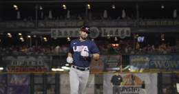 Spring Training, World Baseball Classic, exhibition game...  Makes no difference to Goldy. He's just here to rake.