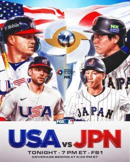 IT'S CHAMPIONSHIP DAY.   USA vs. Japan  : TONIGHT at 7pm ET on FS1 | Coverage begins at 6:30pm ET