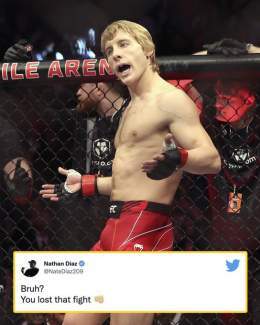 Nate Diaz and Dominick Cruz disagreed with the judges for Paddy Pimblett vs. Jared Gordon at #UFC282