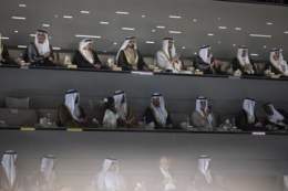 شهدت وأخواني حكام الإمارات الاحتفال بيومنا الوطني المجيد.. نحتفي بمسيرة شعب صنع التاريخ في منطقته والعالم.. بنى وطناً لا يعرف سوى النجاح، ويمضي إلى المستقبل بنهج ثابت، وطموح أعلى، وثقة أكبر بأن القادم أفضل لأجيالنا. حفظ الله الإمارات وأهلها.