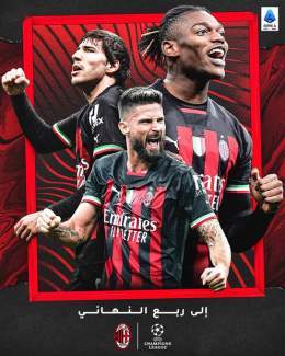 ما له تاريخ لابد و أن يعود يومًا  ميلان العراقة و الأصالة و التاريخ إلي ربع نهائي دوري أبطال أوروبا بعد التعادل 0\0 مع توتنهام مستفيدا من فوز الذهاب