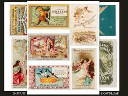 Random old vintage advertising labels for your junk journal, scrapbooking and craft projects. #MoonWoodsShop #etsyshop #digitalart #DigitalArtist #BuyIntoArt #rtArtBoost #artistontwitter #nostalgic #journaling #shopsmall #Victorian