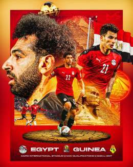 ITS MATCHDAY  \ud83c\udfc6 \ud83d\udd25  \ud83c\uddea\ud83c\uddecEGYPT  \ud83c\udd9a GUINEA \ud83c\uddec\ud83c\uddf3 #MoSalah #KEITA #Egypt #Guinea #مصر_غينيا