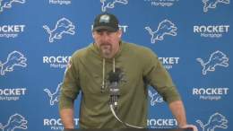 #Lions HC Dan Campbell on being favorites vs the 10-2 Vikings: "We can't bet. You know, that's illegal. I'll get banned for life from this league. So it has no bearing on us.  "...I'm shocked by that, but all those things really don't matter."  ( @Li