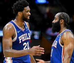 The 76ers are 16-4 in their last 20 games&hellip;  Who&rsquo;s gonna stop this duo come playoff time?